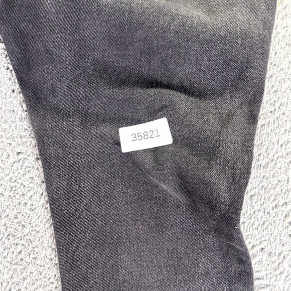 Madewell Kick Out Jeans Womens 28x28 Black Denim Cotton Curvy Straight Stretch - Picture 13 of 13